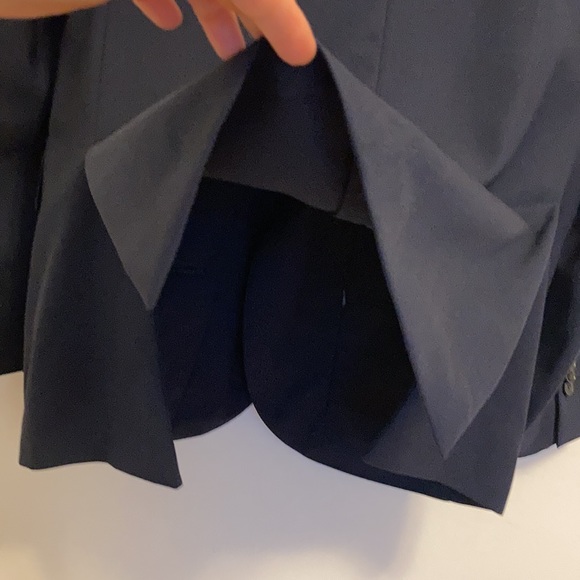 Boggi Milano Navy Blue Travel Sport Coat Made in Italy Size EU 52R Multi Pockets - Picture 7 of 15